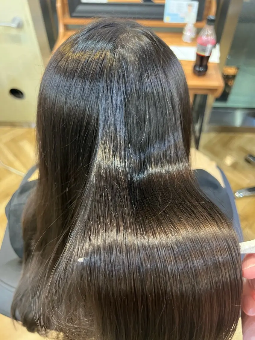 ロング 縮毛矯正練習 モデル募集✨️NOAのヘアスタイル