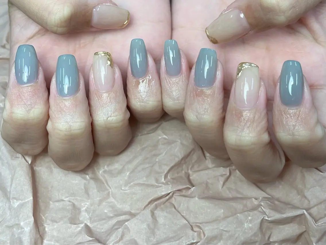 ネイル 長さ出し フットネイル ジェルネイル マグネットネイル 持ち込み ToliyDeliy Nail Salonのネイルデザイン