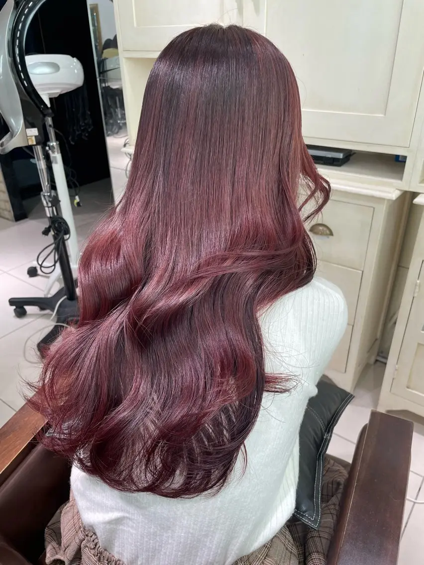 セミロング ヘアカラー トリートメント 古川 暖人のヘアスタイル