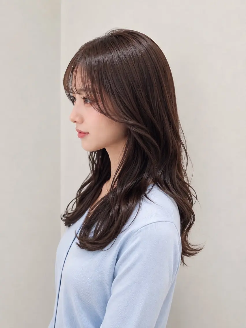 セミロング カラー ヘアカラー トリートメント 透明感カラー/艶髪/ 🫧乳井悠香のヘアスタイル
