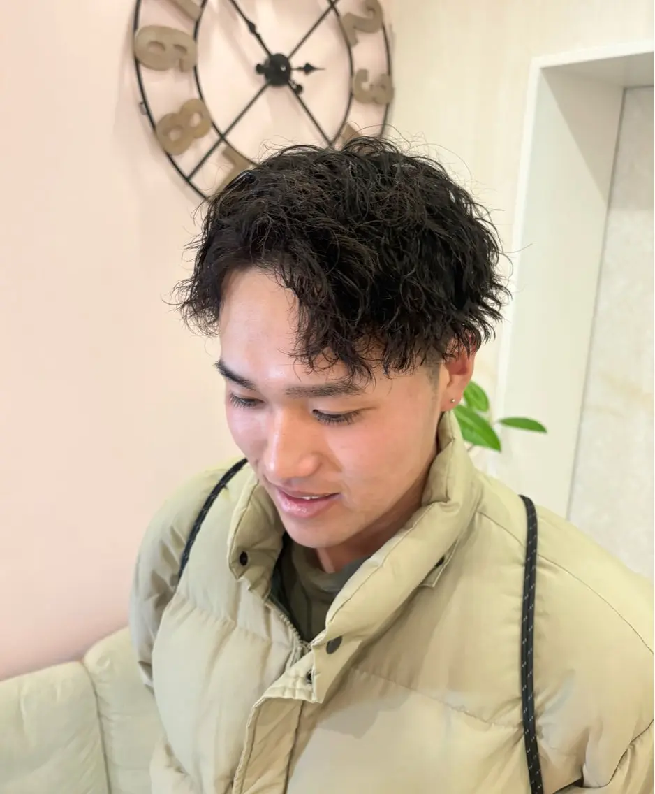 パーマ メンズ カラー0円モデル募集 ♡nanami♡のヘアスタイル