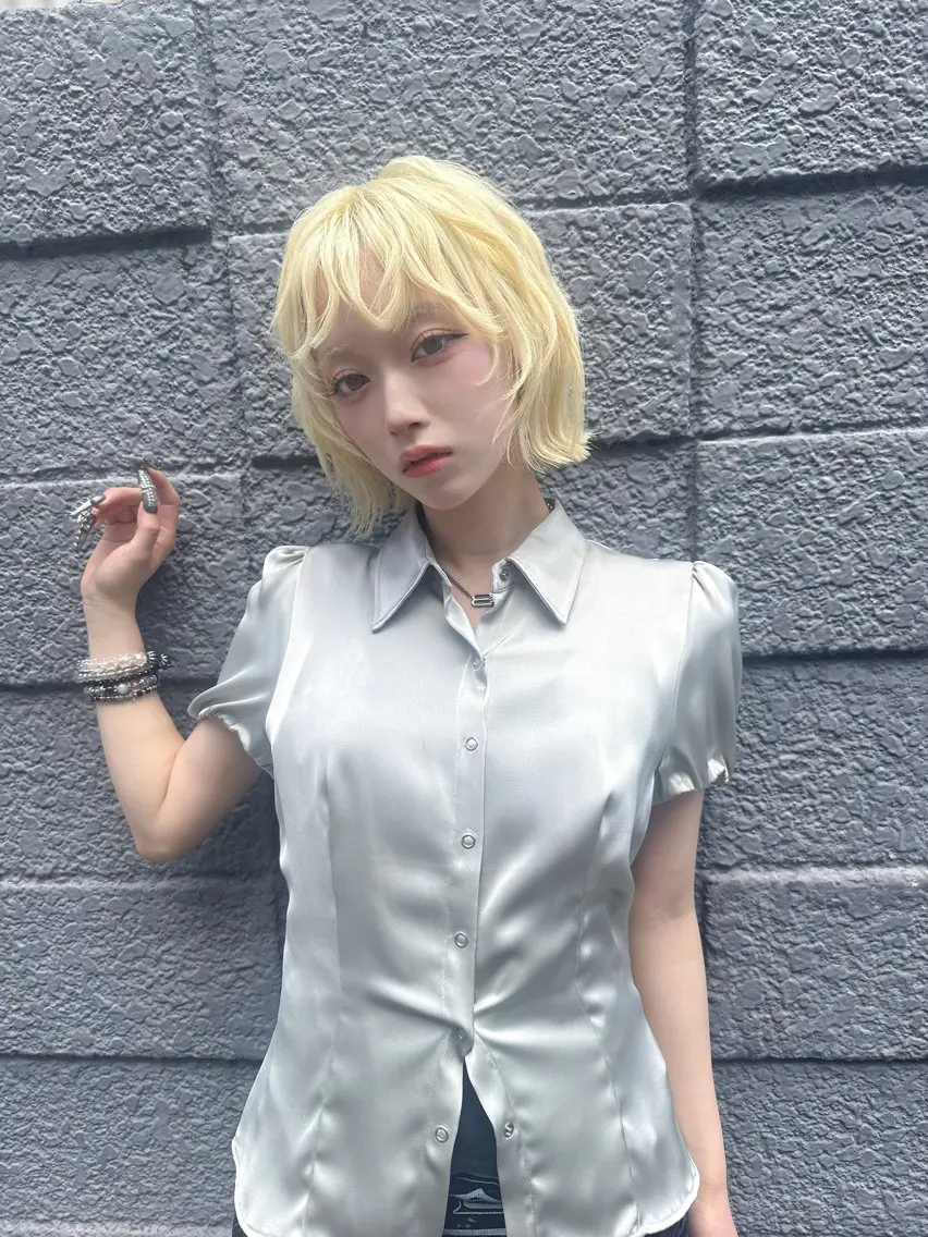 ショート カラー ブリーチ ブロンド ケアブリーチ 透明感カラー ハイトーンカラー カット ヘアカラー 💎透明感カラー特化 💎TAISEIのヘアスタイル