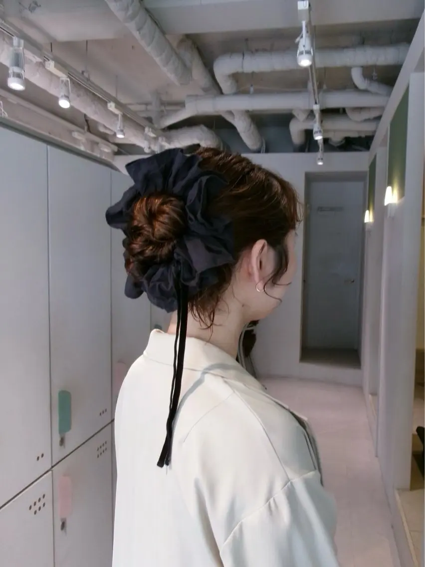 ヘアアレンジ ヘアセット 杉田 茉優のヘアスタイル