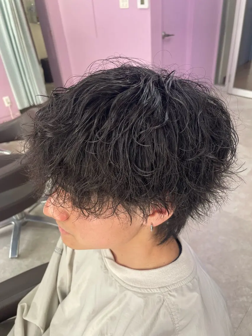 ショート パーマ カット パーマ 高尾亮輔/ ボブ特化美容師のヘアスタイル