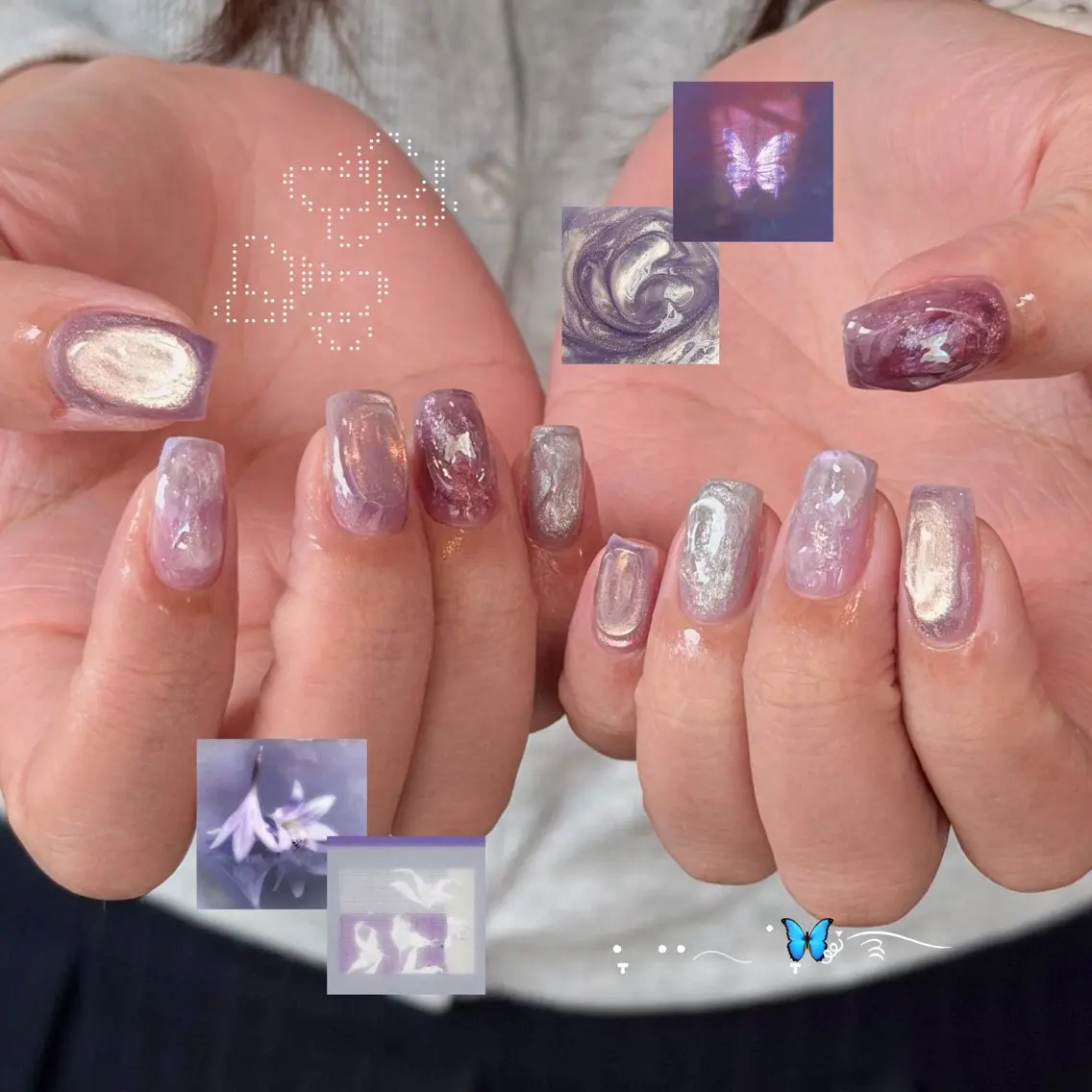 ネイル ハンドネイル 🎀フェイ フェイ🫧💗のネイルデザイン