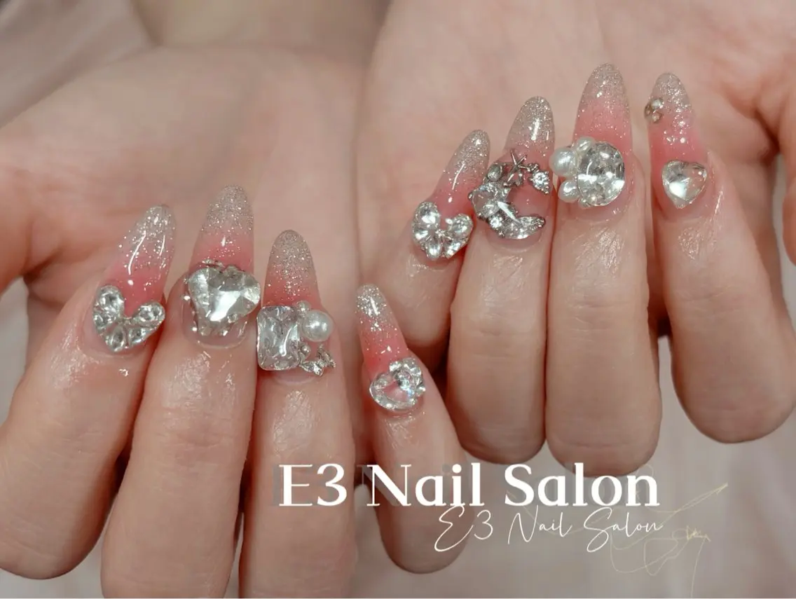 ネイル アニマル柄 オーロラネイル べっ甲ネイル ボルドー ブラウン ハンドネイル E3 Nail Salonのネイルデザイン