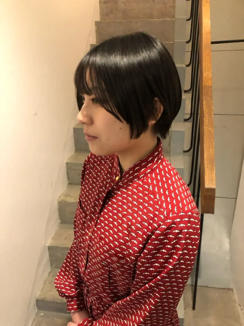 ショート 丸みショート ショートヘア 川口 瑞穂のヘアスタイル