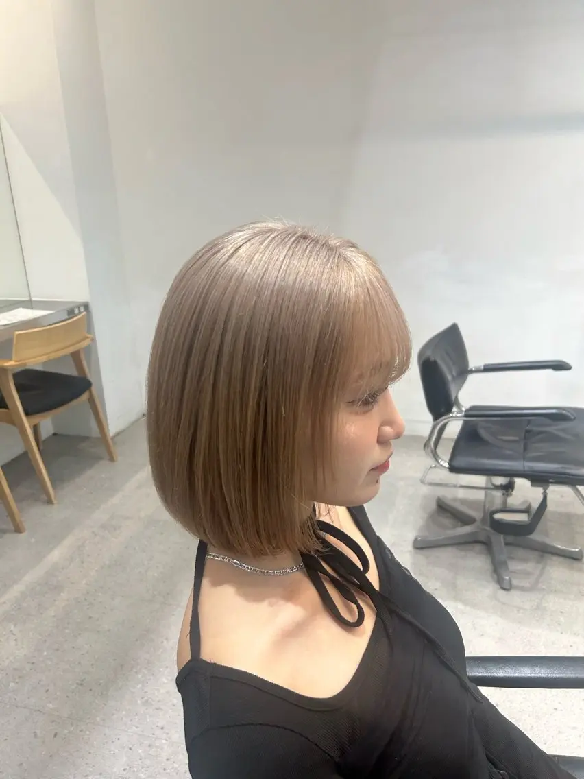 カラー パーマカラー支持⭕️ 春山凜乃介のヘアスタイル
