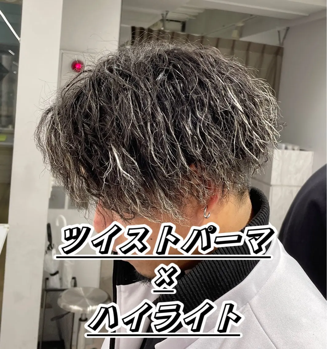 パーマ メンズ 京都河原町 メンズパーマ助川龍哉のヘアスタイル