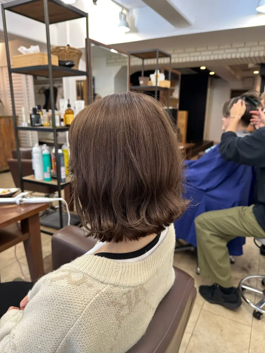 【人気No.1】カラー＋質感改善トリートメント7700円の写真