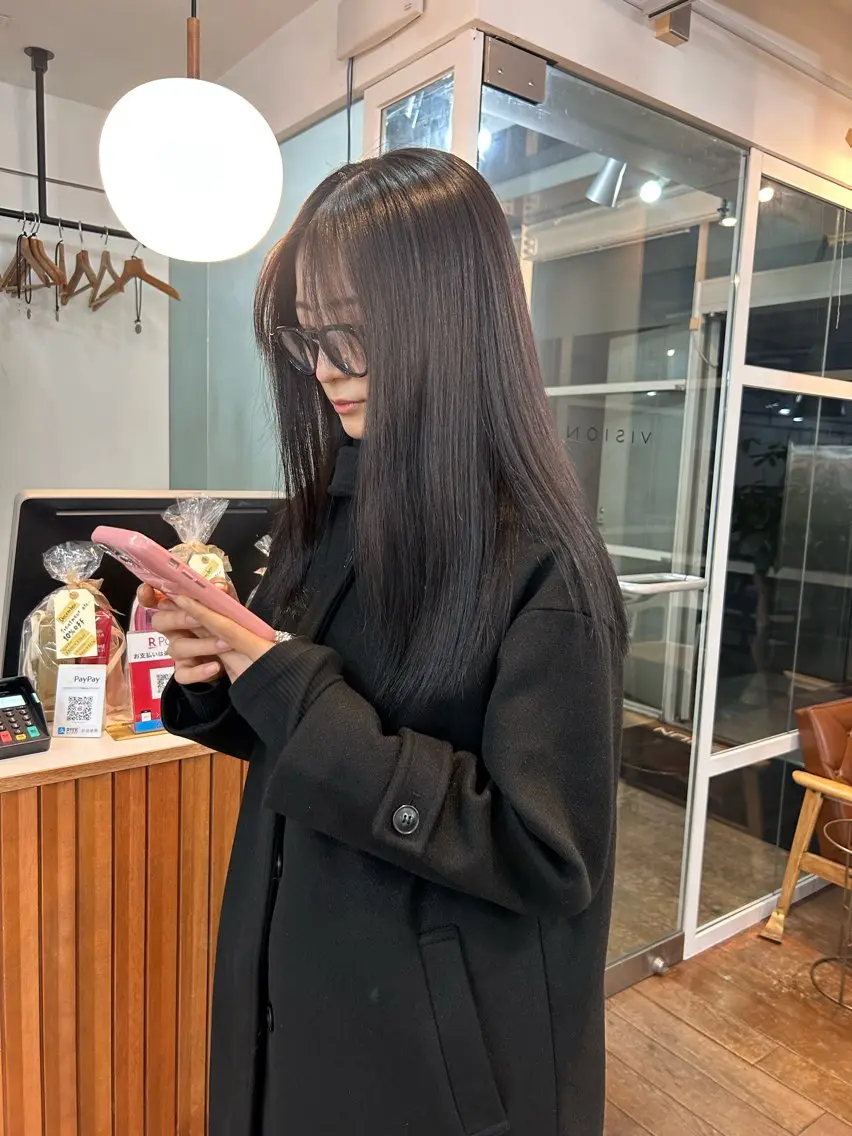 カラー かがやしづ ⭐️ベージュのヘアスタイル