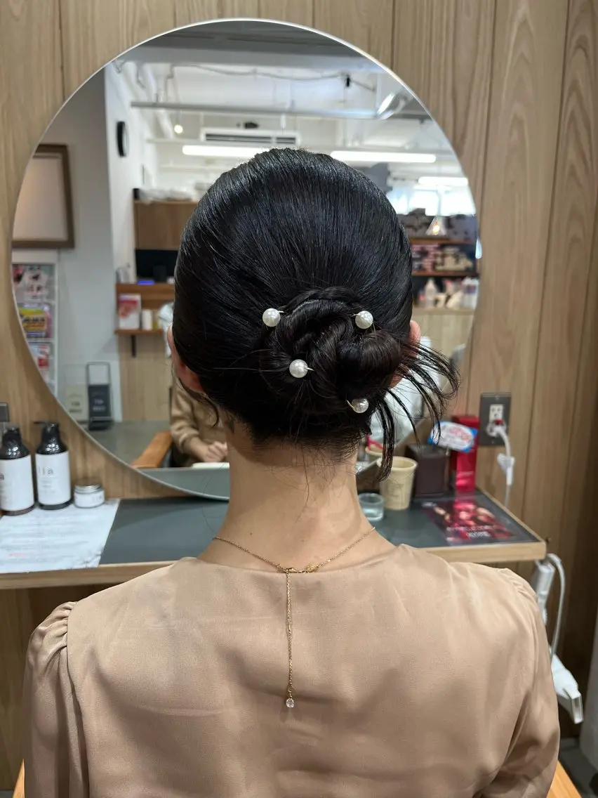 ロング ヘアアレンジ ヘアセット 髪質改善/艶髪🫧 ｼｽﾞｸ🦥🌿のヘアスタイル
