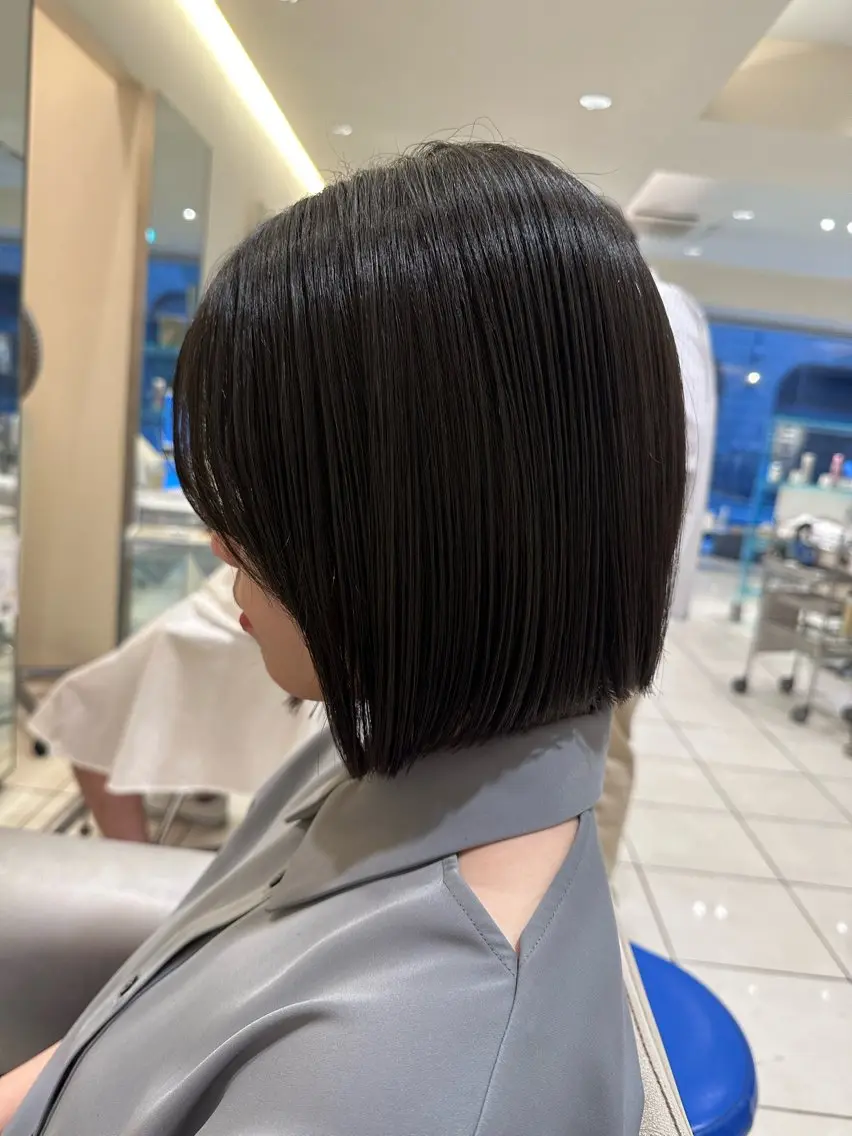 ショート カット ヘアカラー 松下仁美 /ボブ顔周りレイヤーのヘアスタイル