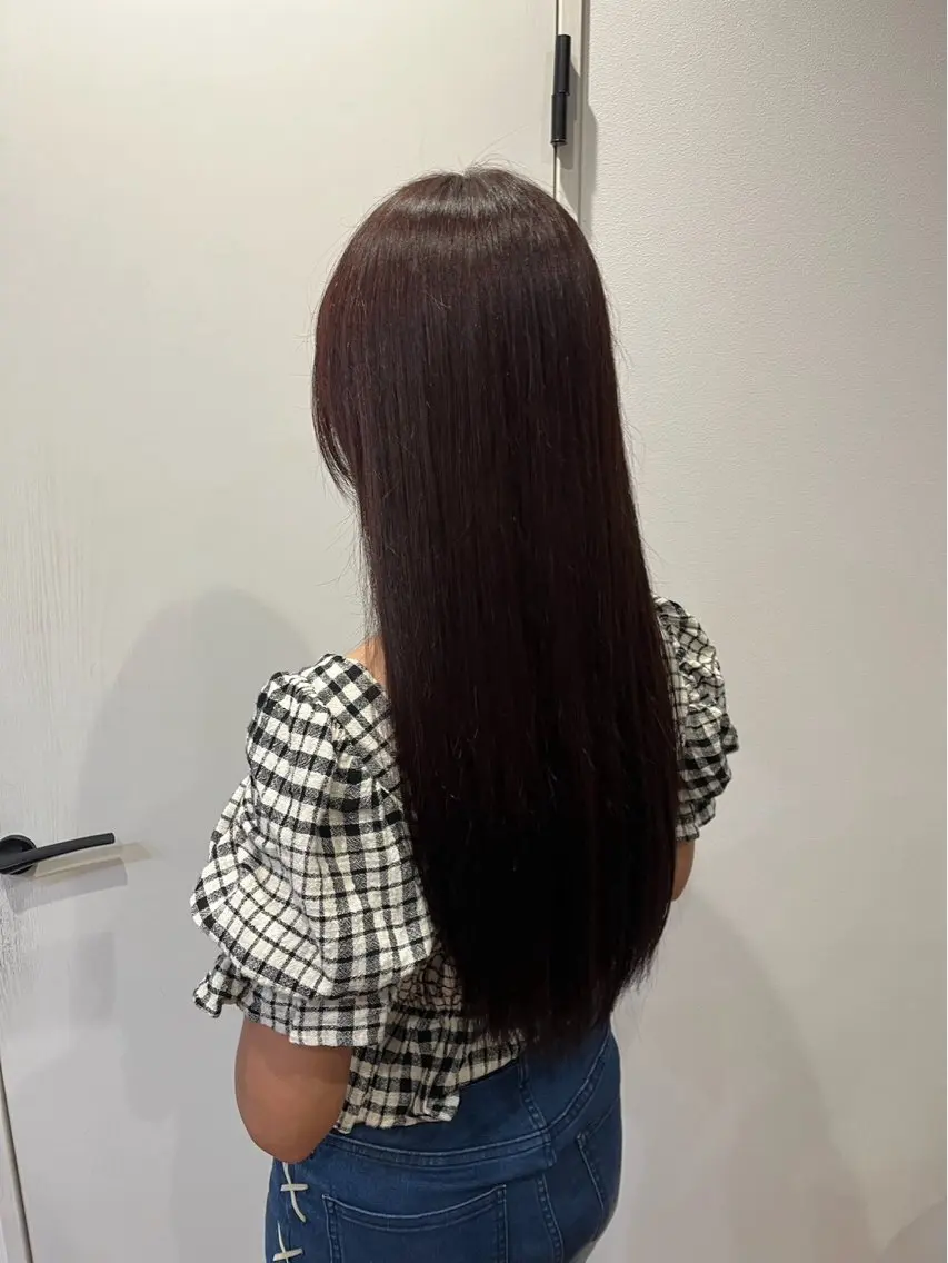 ロング 兼古 望羽のヘアスタイル