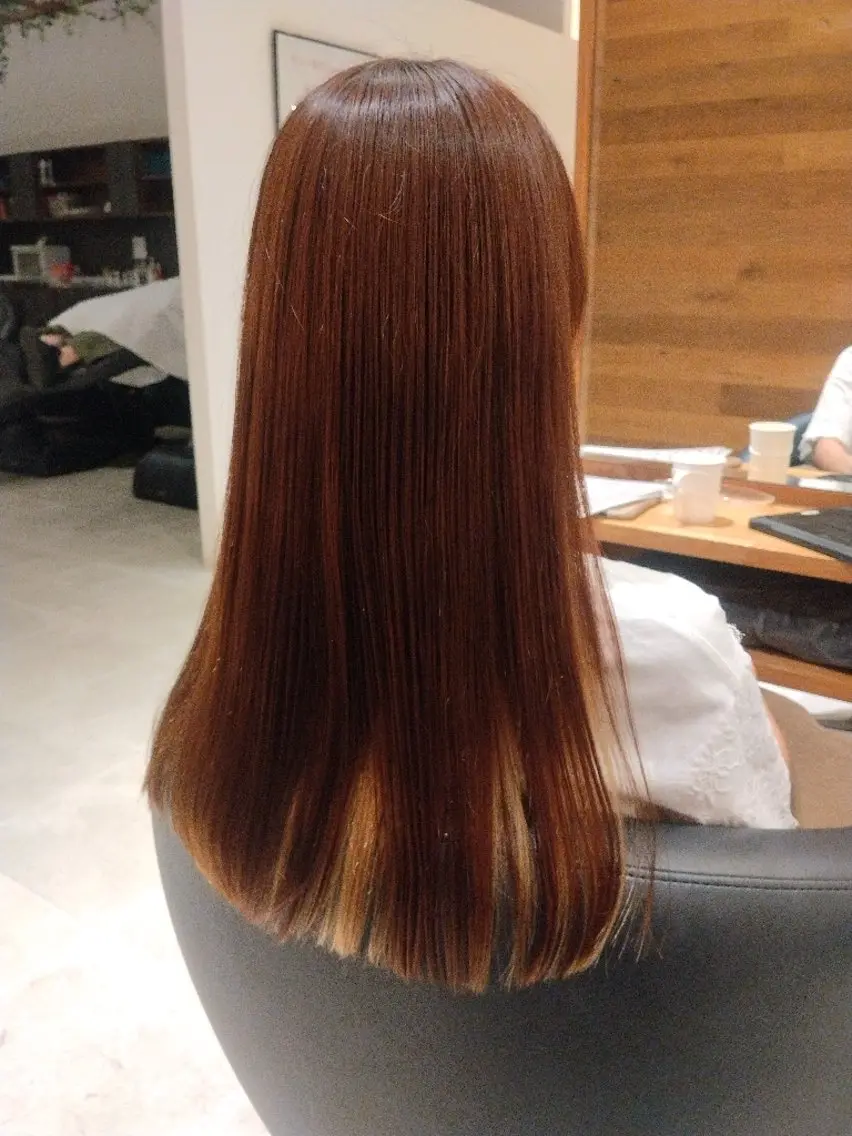 ロング カット ヘアカラー 合田 美空のヘアスタイル