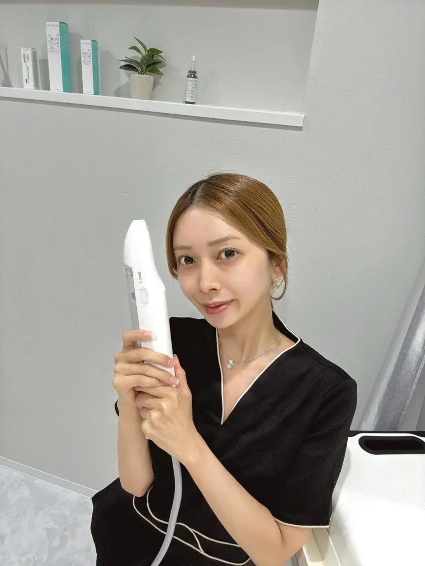 【月曜・水曜・金曜・土曜限定!】水光ジェット施術をお得な価格で☆NEWスタッフ「mizuki」のモデル施術☆の写真