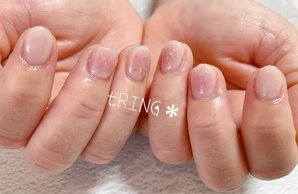 ネイル ハンドネイル tRING＊ しいの木台のネイルデザイン