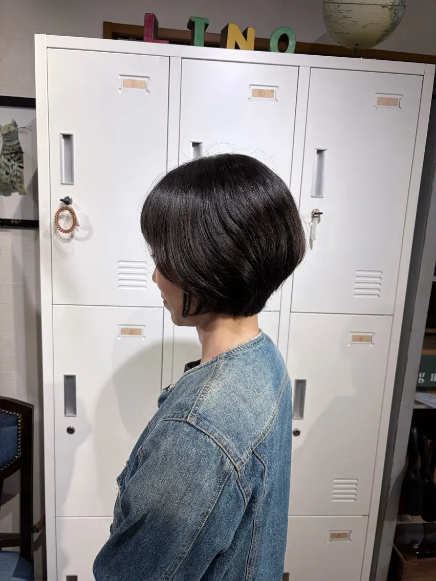 ショート レイヤーカット ショートヘア ショートカット透明感 カラー/gima🌱のヘアスタイル