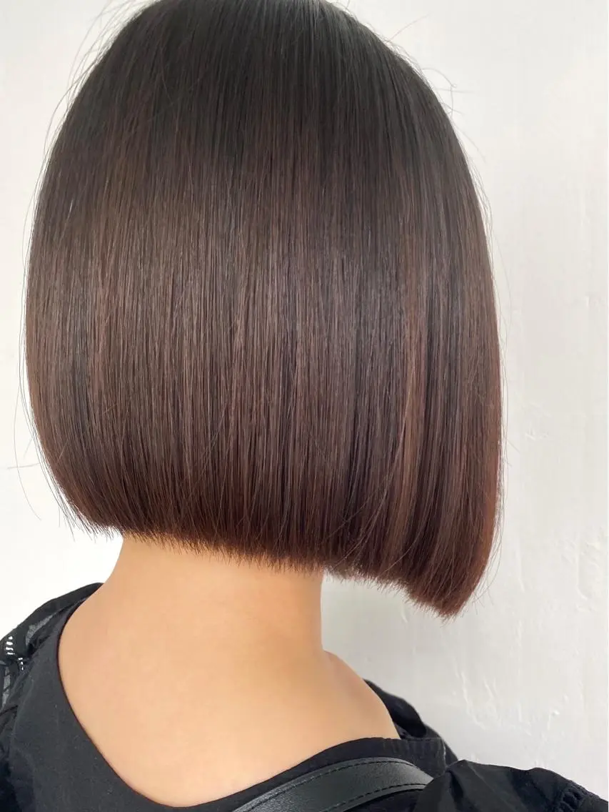 【人生変わる劇的瞬間】カット+カラー+髪質改善ストレートの写真