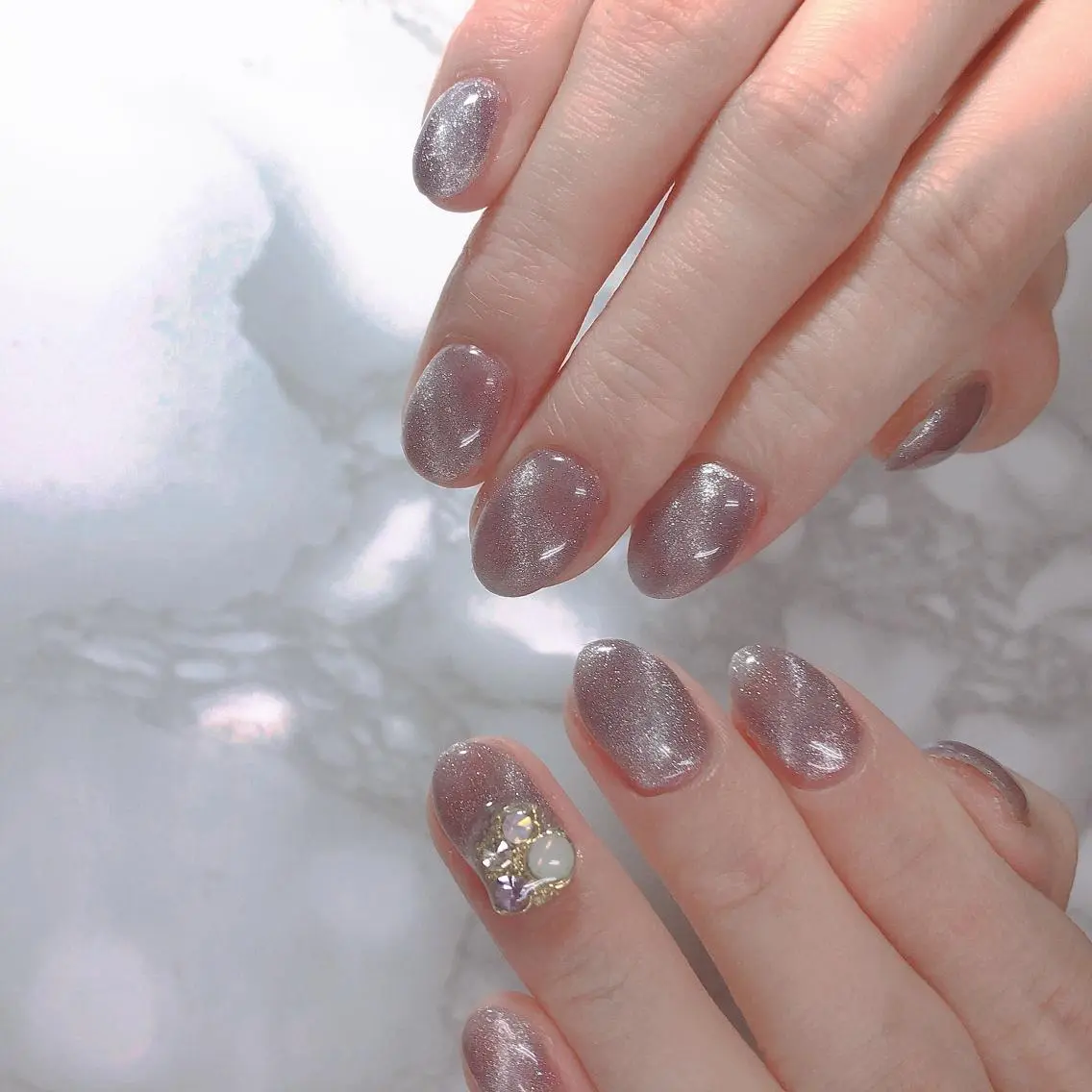 ミディアム ネイル Reonail 💕Kana💕のネイルデザイン