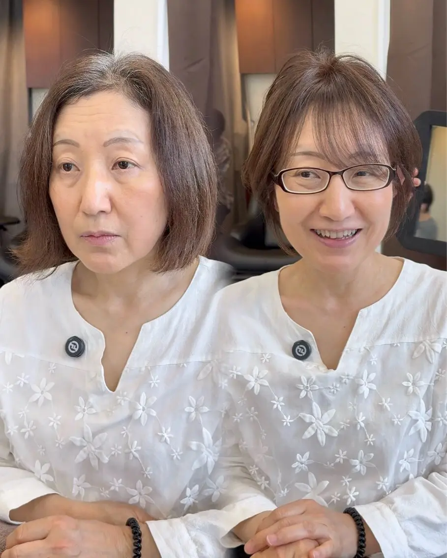 ショート カラー 似合わせカット ショートヘア カット ヘアカラー お悩み解決ショート/ 似合わせカット/といのヘアスタイル