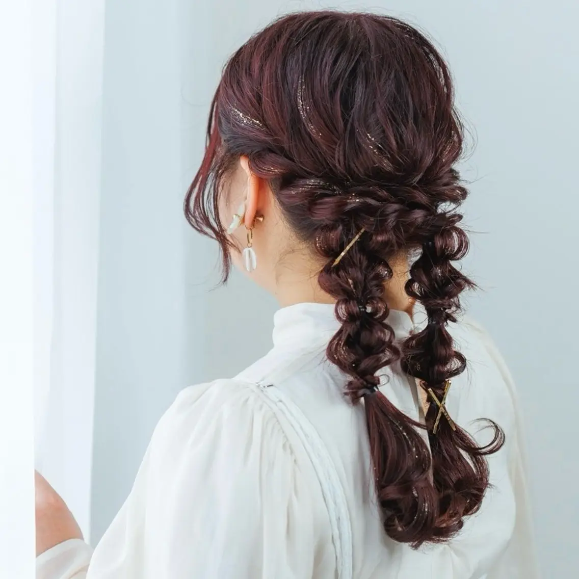 ヘアアレンジ 清水 玖琉海のヘアスタイル
