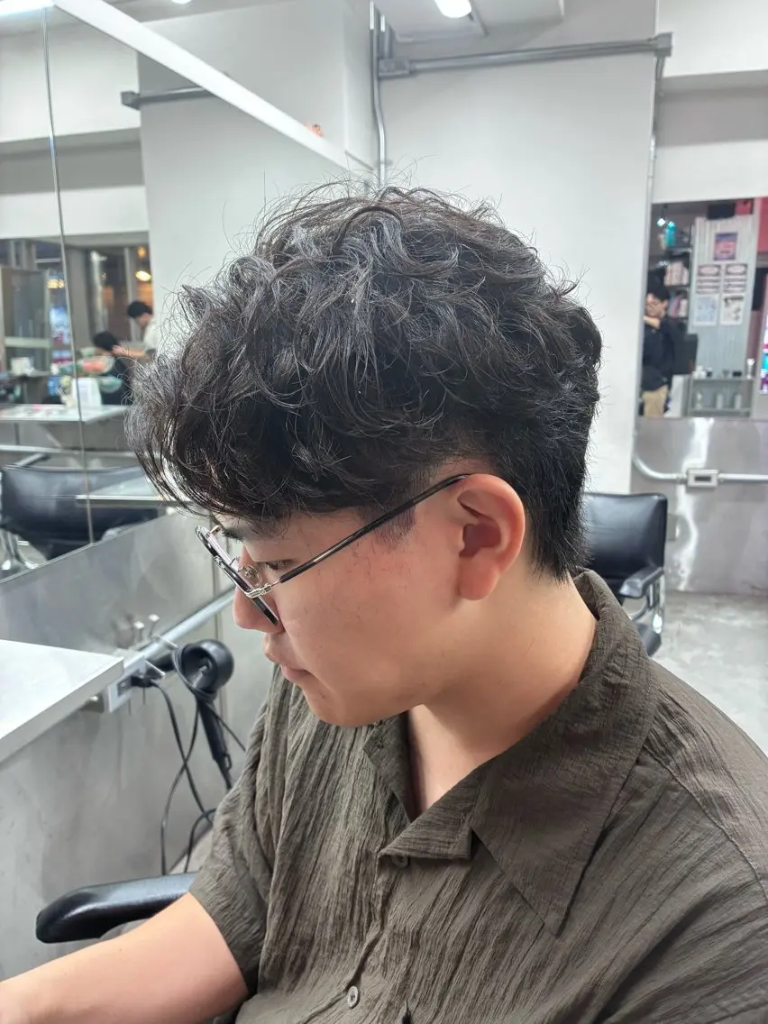 ショート パーマ メンズ メンズパーマ カット パーマ トリートメント ヘアセット 💈外国人風パーマ 特化💈メンズ/颯太のヘアスタイル