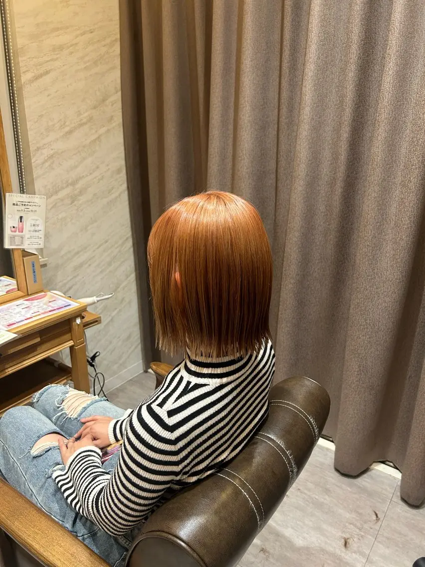 ミディアム 和泉市/mahae 大久保のヘアスタイル