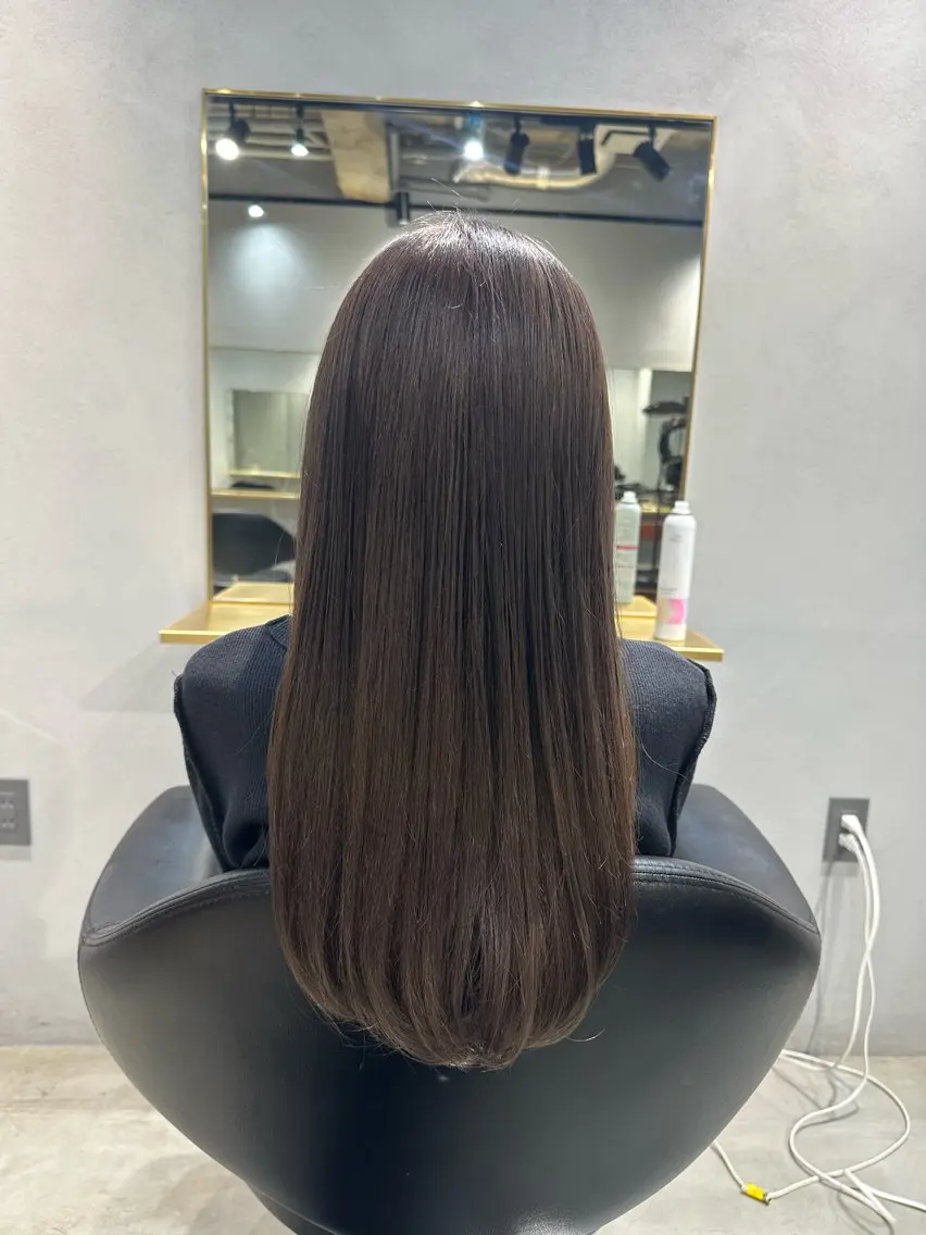 ロング カラー 透明感カラー ヘアカラー トリートメント 🌀ショートカット ／ 齋藤大貴🌀のヘアスタイル