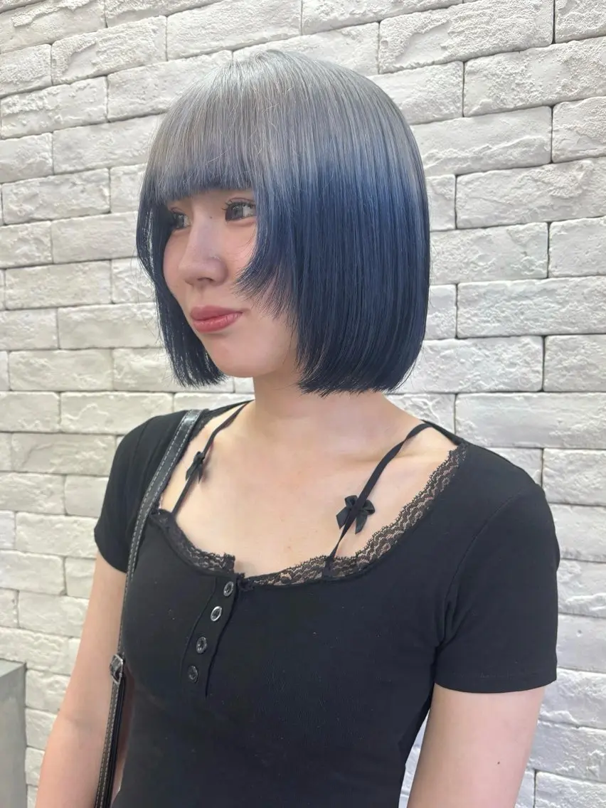 ミディアム ブリーチ透明感カラー 🍀mizuki🍀のヘアスタイル