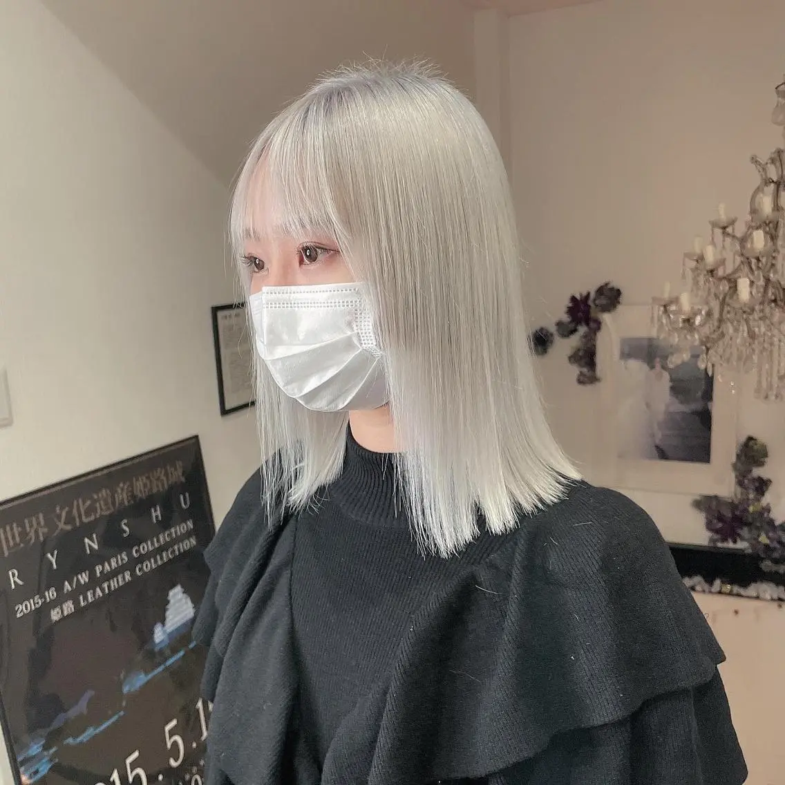 ミディアム ヘアカラー 佐藤 香太のヘアスタイル