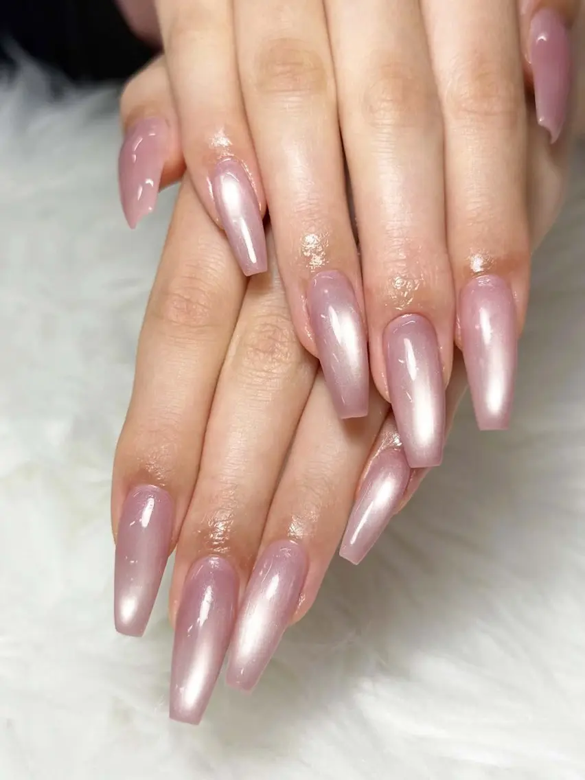 【ハンドネイル】長さ出し10本マグネット🧲の写真