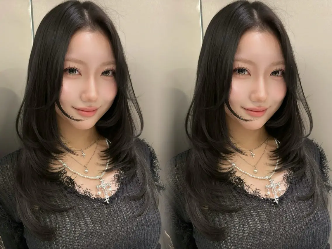 ロング レイヤーカット カット トリートメント 横浜美容師 みつきのヘアスタイル