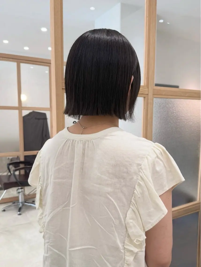 ショート カット ヘアカラー 縮毛矯正 トリートメント 𓍯柔らかhair 𓍯 yukinoのヘアスタイル