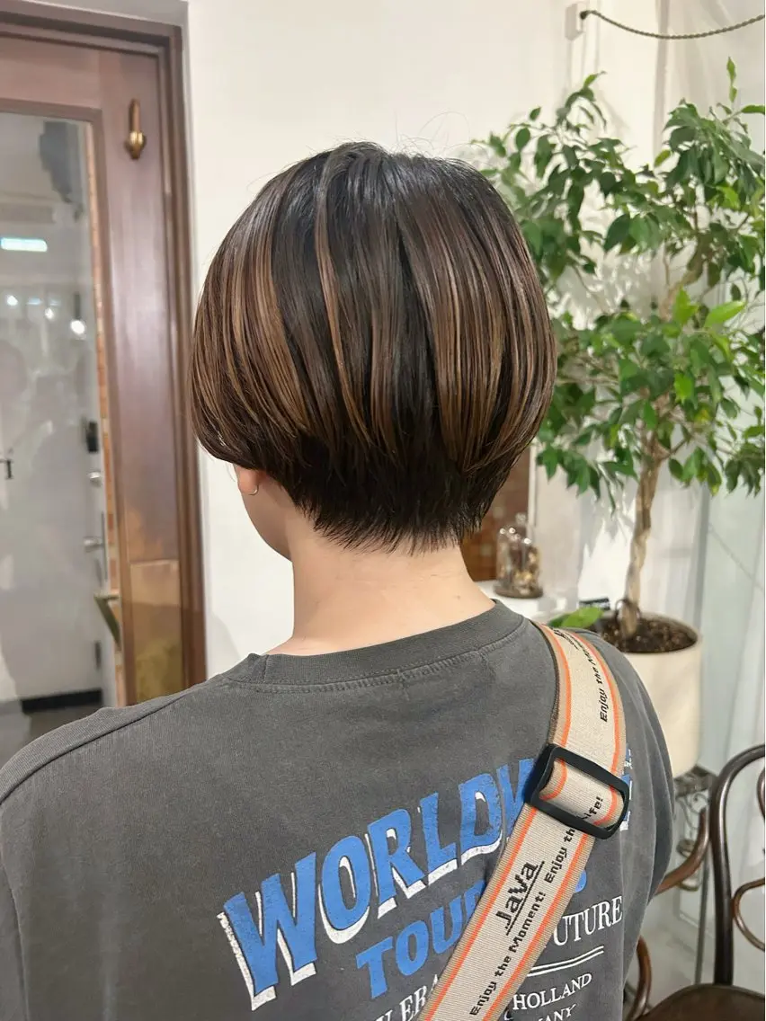 ☀️ショート、ショートボブ限定！カット+カラー☀️10代​〜​30代ご新規様限定の写真
