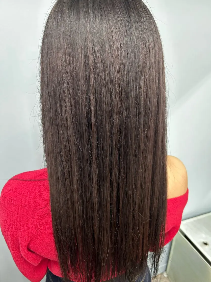 セミロング カラー 永木 楓のヘアスタイル