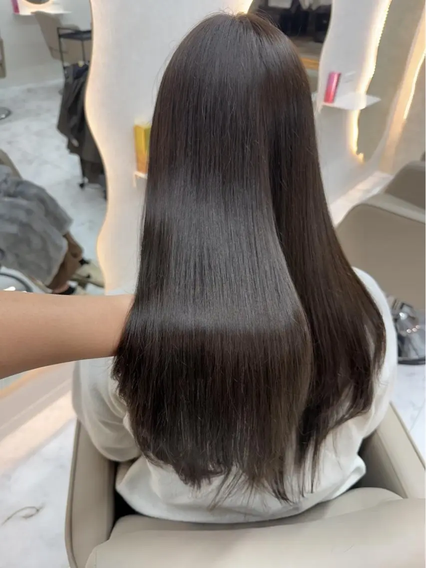 ロング カラー ブラウンカラー ナチュラルブラウン ヘアカラー トリートメント 🍒さき🍒大宮/ 艶カラー特化のヘアスタイル