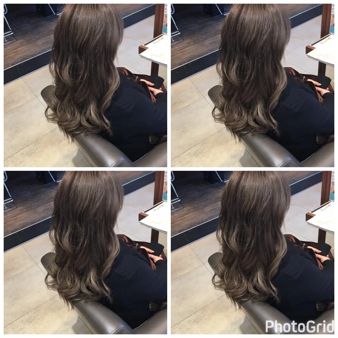 ロング カラー アディクシーカラー シルバー Rubik's江坂 ルービックえさかのヘアスタイル