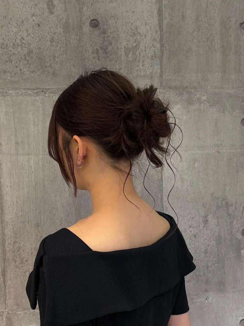 ヘアアレンジ ヘアセット 韓国style>> 伊藤咲のヘアスタイル
