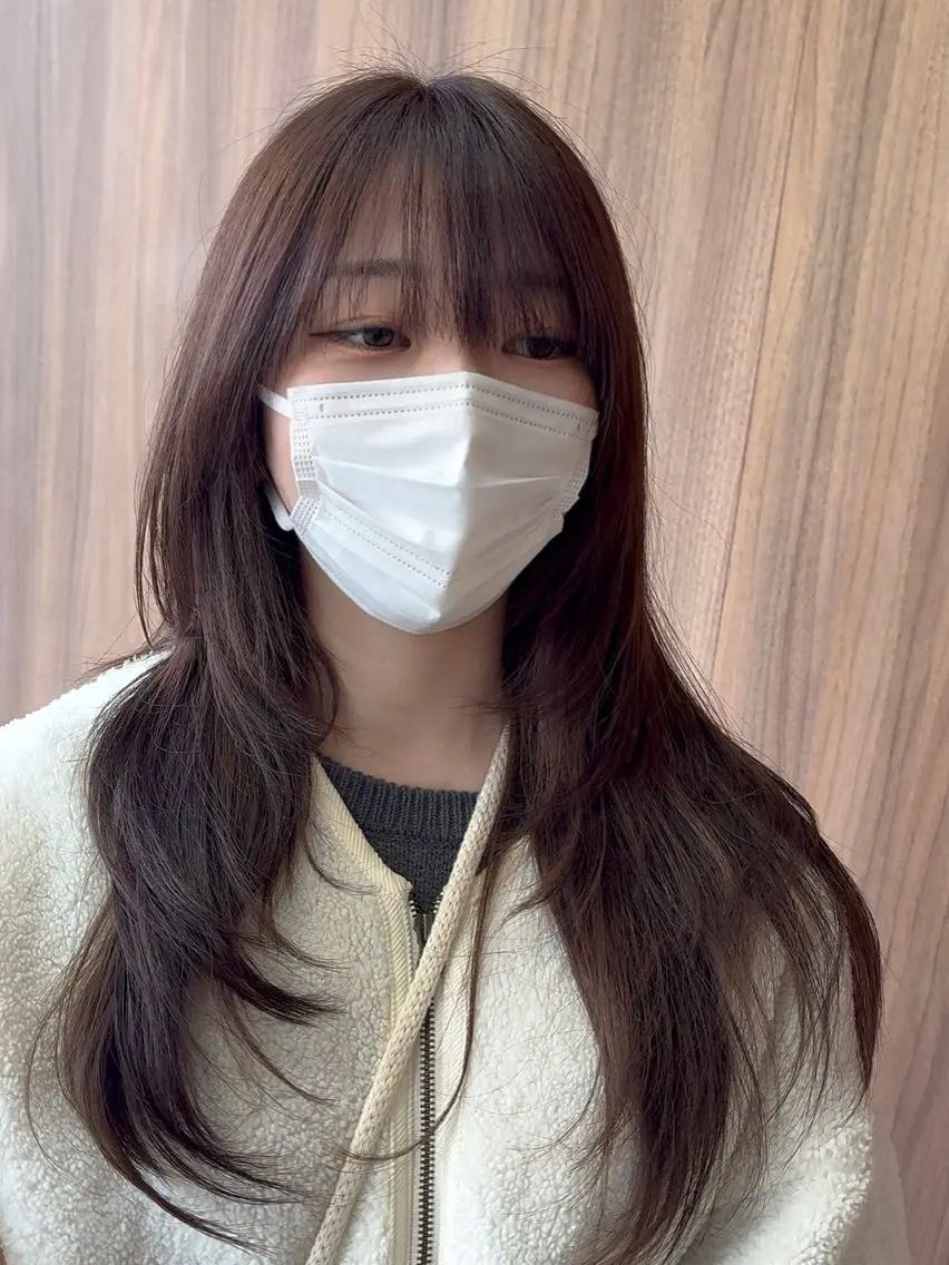 ロング カラー カット ヘアカラー トリートメント 【透明感カラー】/ 【レイヤー】保坂拓也のヘアスタイル