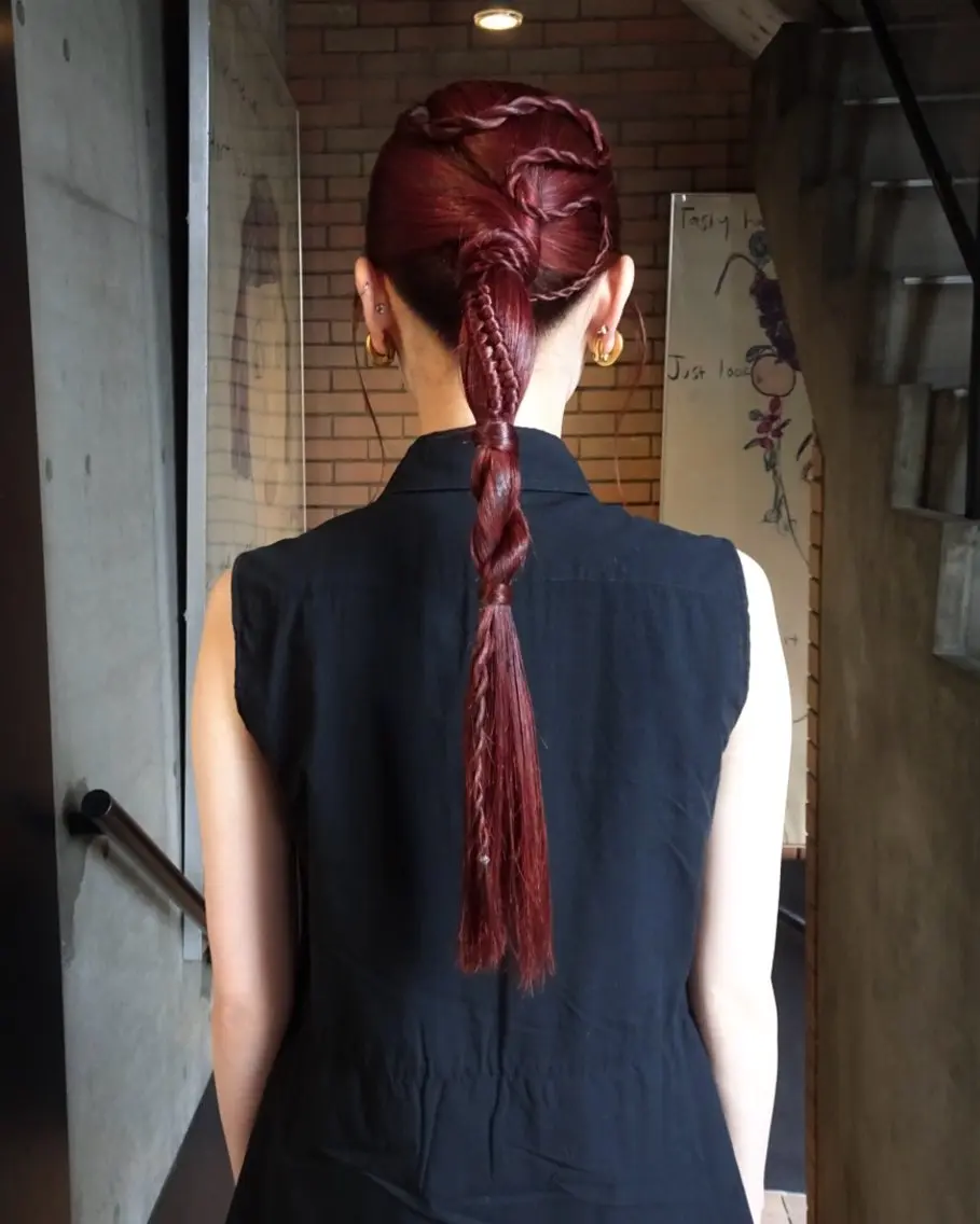 ロング ヘアセット ニュアンスヘア🪡 nenekaのヘアスタイル
