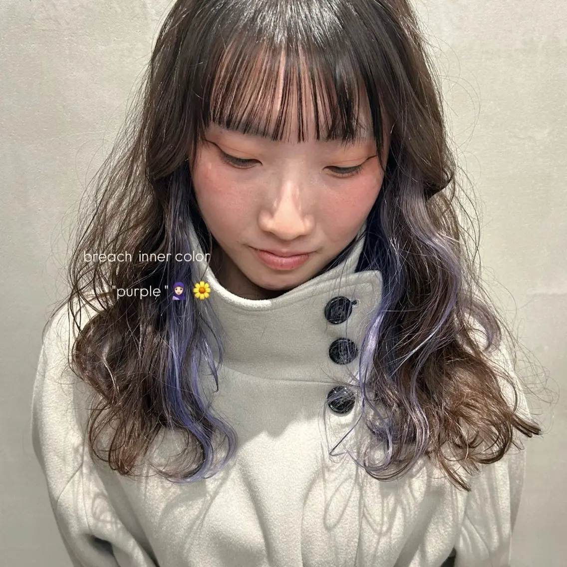 カラー ヘアカラー カエデ🐬 カットカラーモデルのヘアスタイル