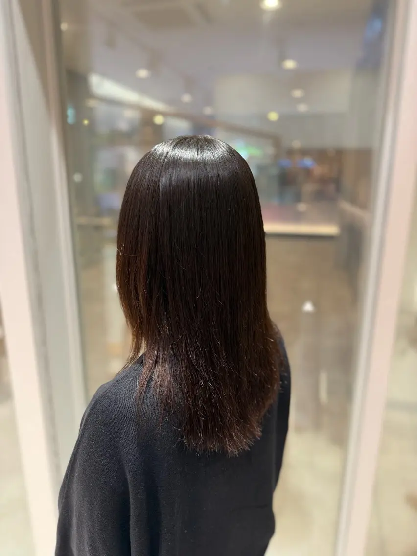 セミロング 🌻縮毛矯正モデル 募集中！🌻はるかのヘアスタイル