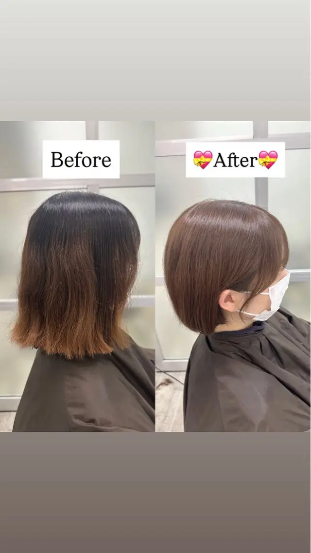 ショート ショートボブ ボブ ショートヘア 🤎モデル募集/韓国 ヘア/MIYU🤎のヘアスタイル