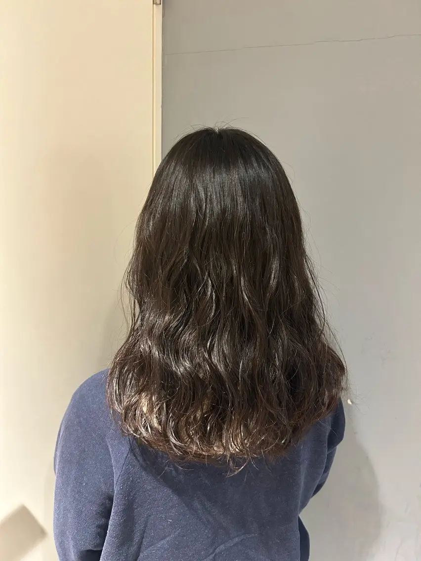セミロング パーマ 👒oikawa kaede🍃のヘアスタイル
