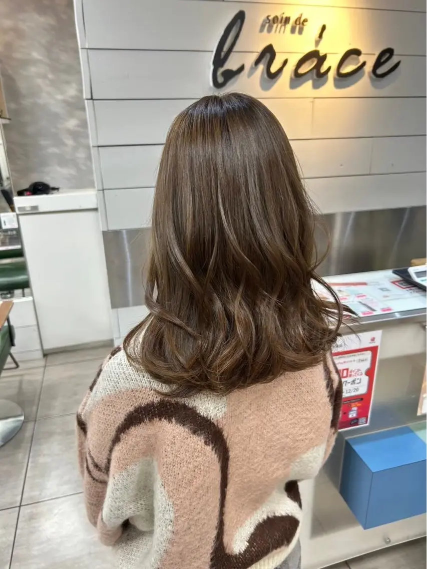 ロング カラー ヘアカラー 本尾 空大のヘアスタイル