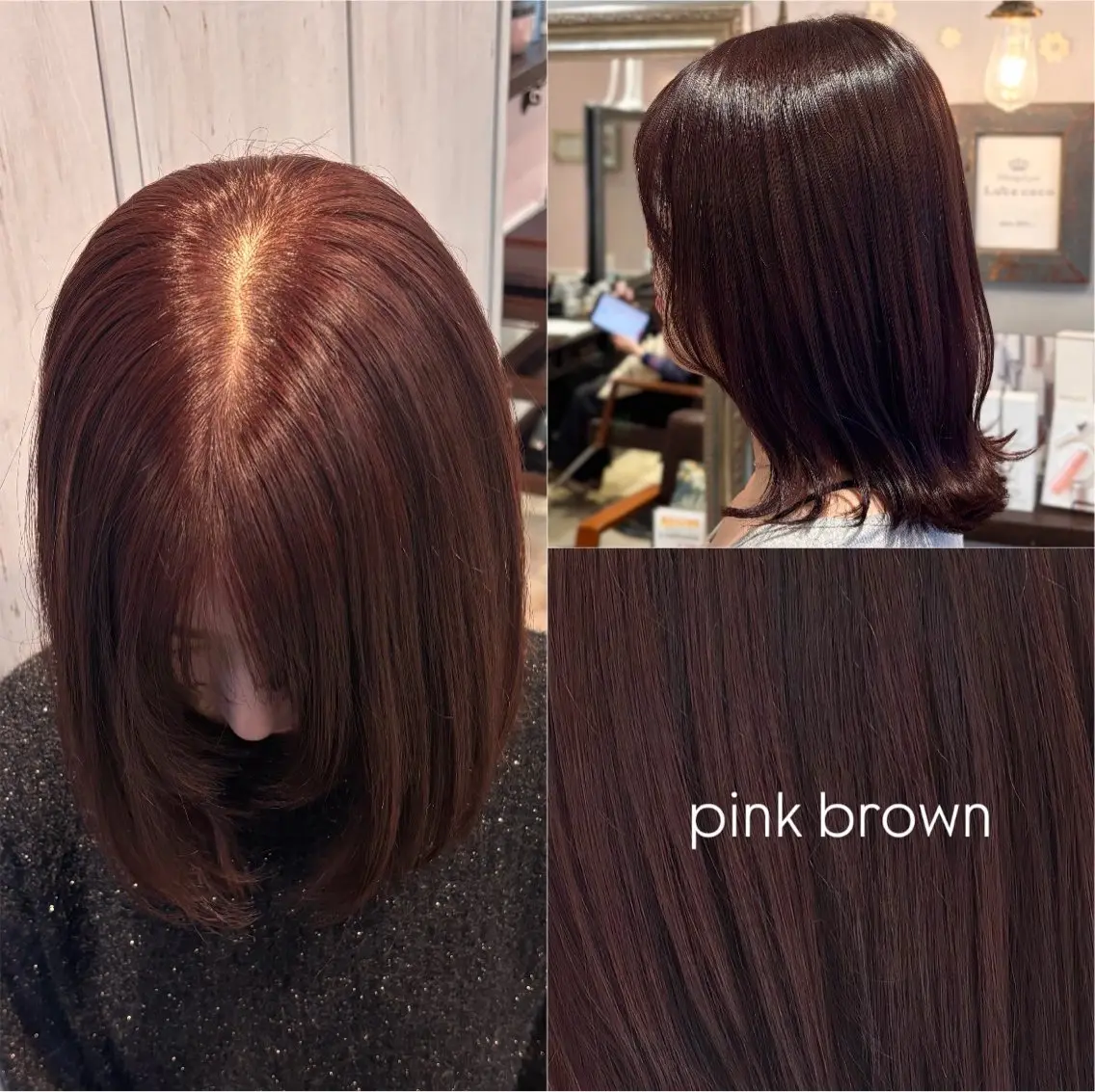 ミディアム カラー カット ヘアカラー 🌱なゆみ🌱透明感 /ナチュラル/高宮のヘアスタイル