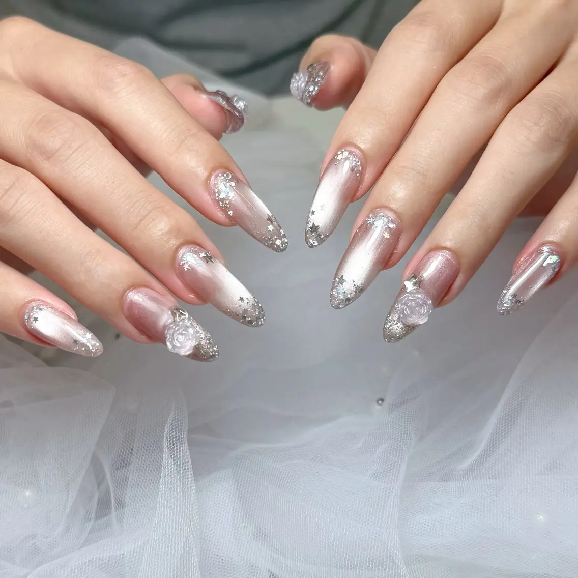 ネイル ハンドネイル mau🩵 堺筋本町nailのネイルデザイン