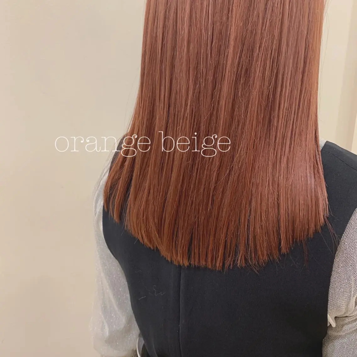 セミロング カラー カット ヘアカラー トリートメント ぱつっとボブ/ 小野あかねのヘアスタイル