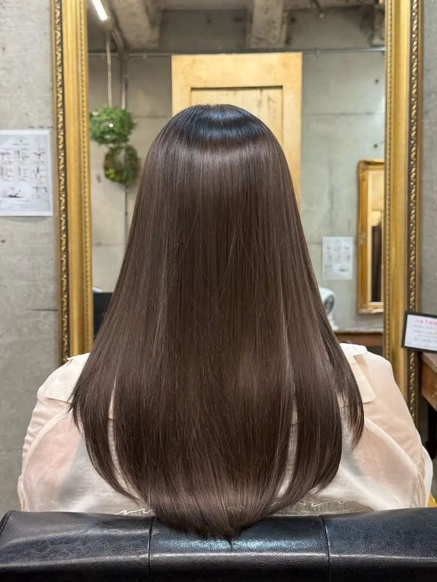 カット+髪質改善メテオカラー+ケアトリートメントの写真